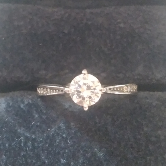 #2 GORGEOUS 925 S/S Square Triple A CZ Engagement Style Ring 😲 - Picture 2 of 15